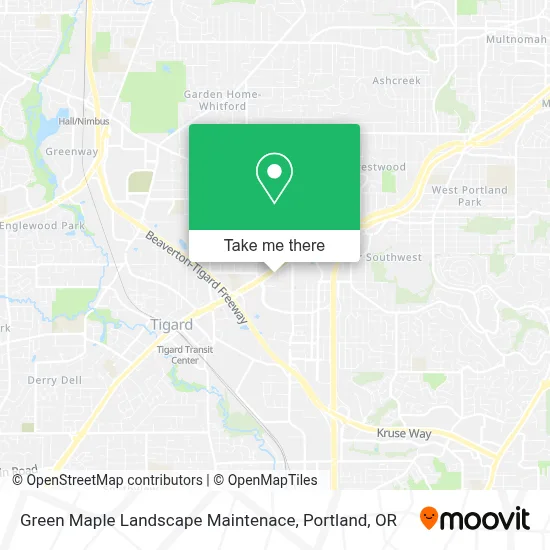Green Maple Landscape Maintenace map