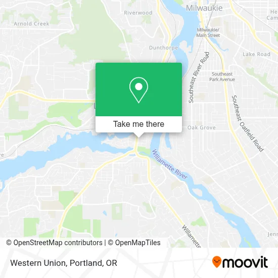 Western Union map