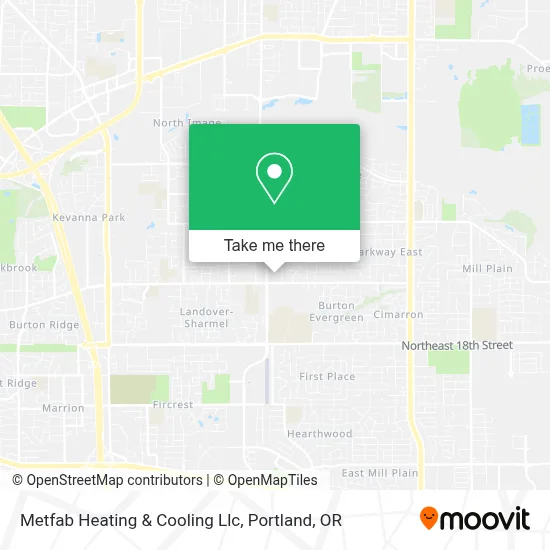 Metfab Heating & Cooling Llc map