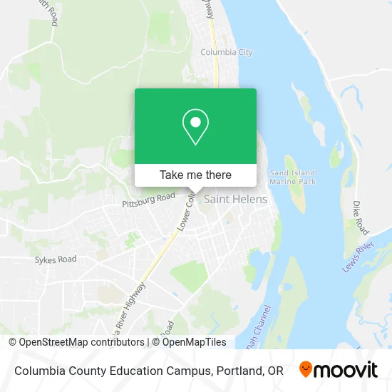 Columbia County Education Campus map