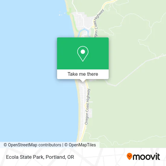 Ecola State Park map