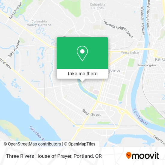 Three Rivers House of Prayer map