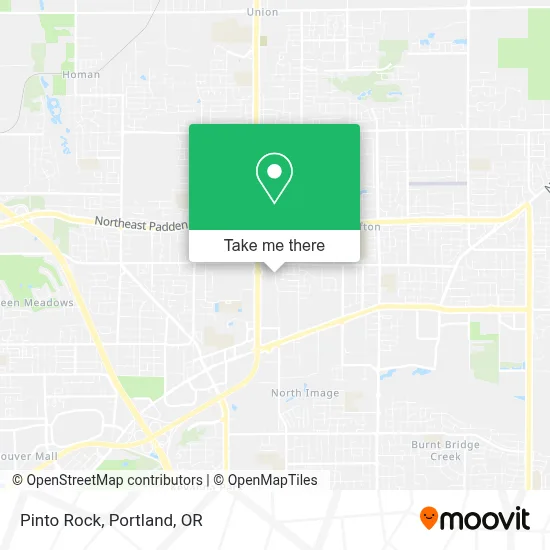 Pinto Rock map