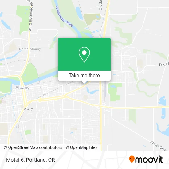 Motel 6 map