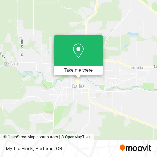 Mythic Finds map