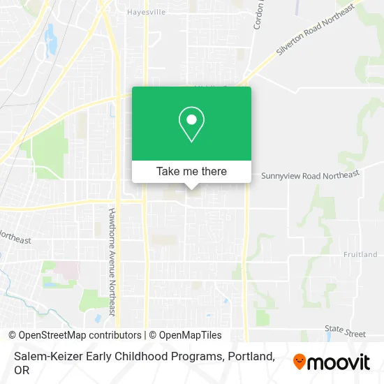 Salem-Keizer Early Childhood Programs map