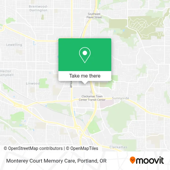 Monterey Court Memory Care map
