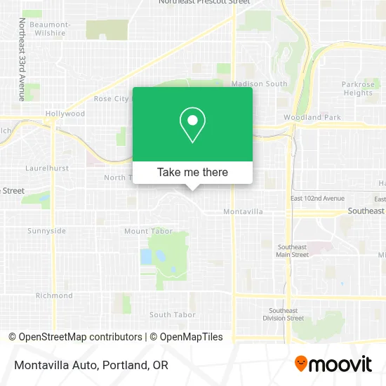 Montavilla Auto map