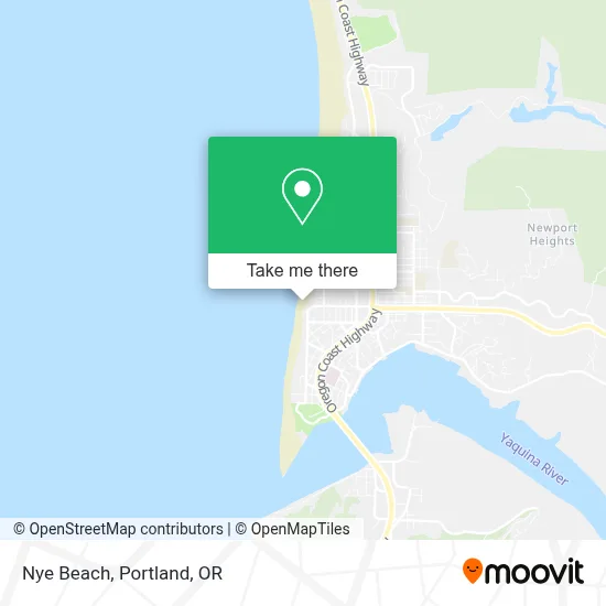 Nye Beach map