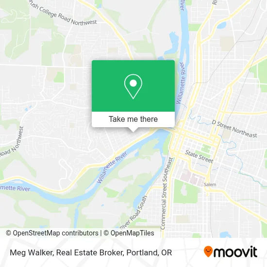 Meg Walker, Real Estate Broker map