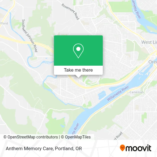 Anthem Memory Care map