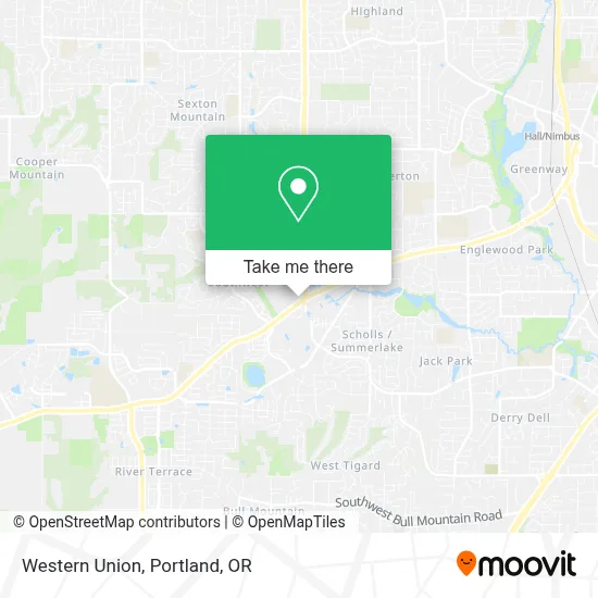 Western Union map