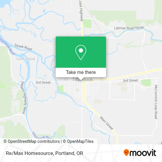 Re/Max Homesource map