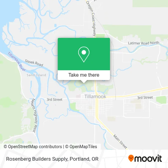 Rosenberg Builders Supply map