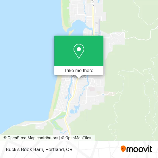 Buck's Book Barn map