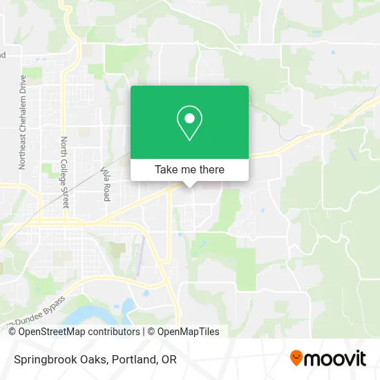 Springbrook Oaks map