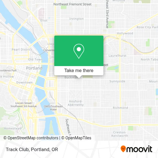 Track Club map