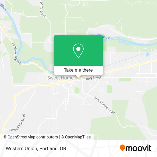 Western Union map