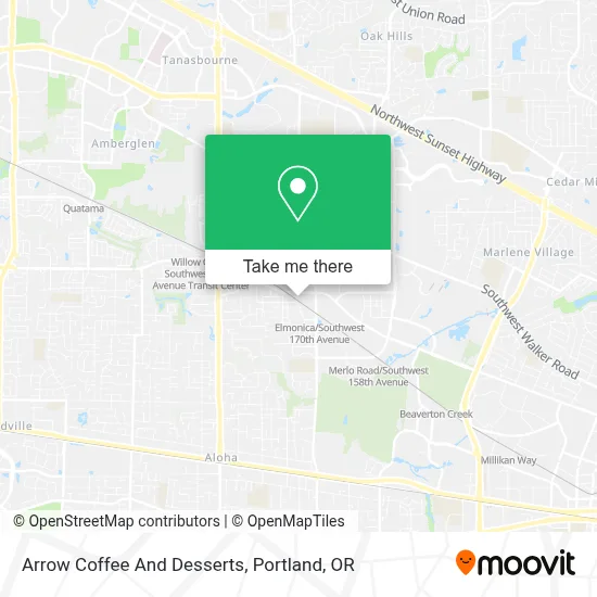 Arrow Coffee And Desserts map