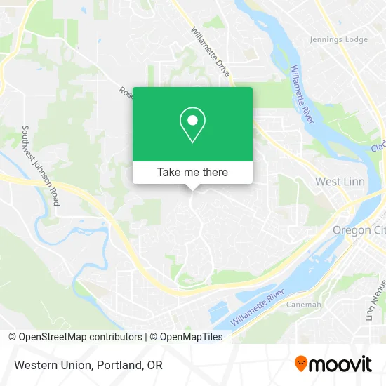 Western Union map