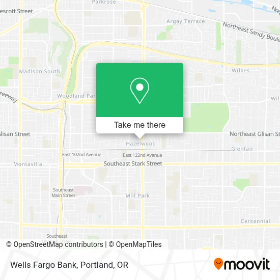 Wells Fargo Bank map