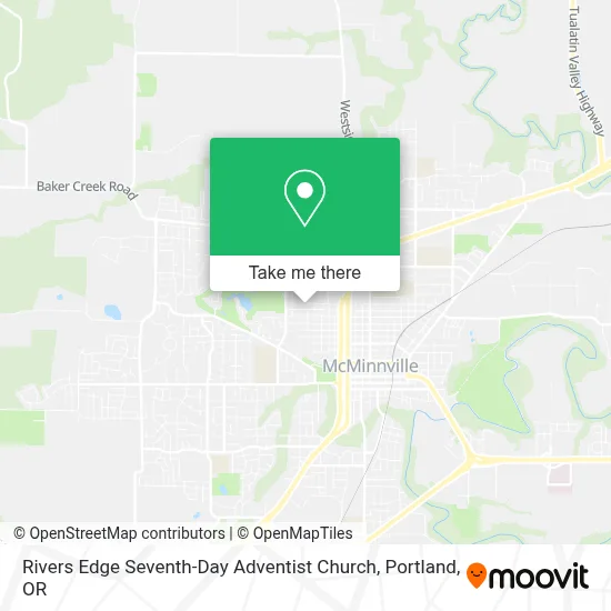 Rivers Edge Seventh-Day Adventist Church map