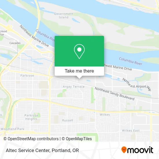 Altec Service Center map