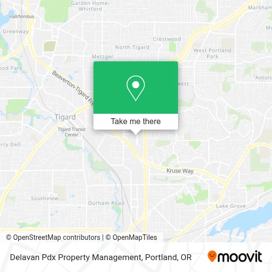 Delavan Pdx Property Management map
