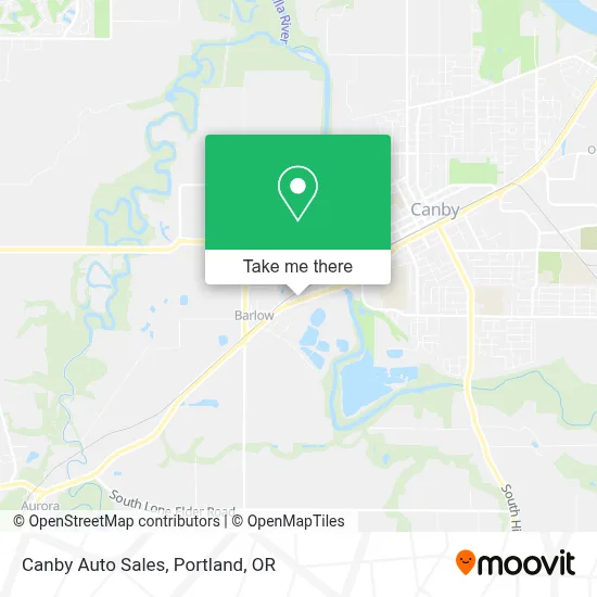 Canby Auto Sales map