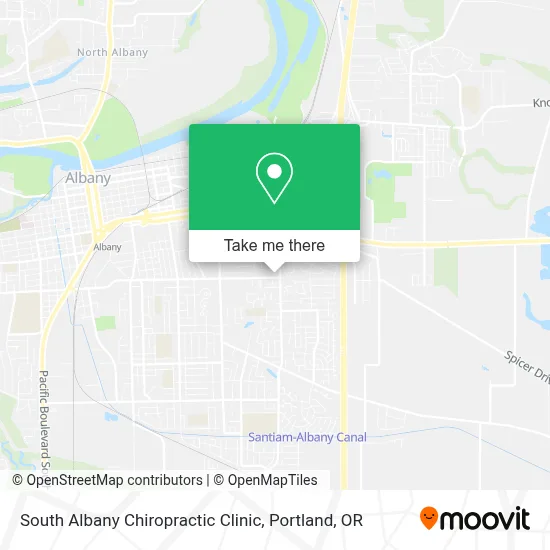 South Albany Chiropractic Clinic map