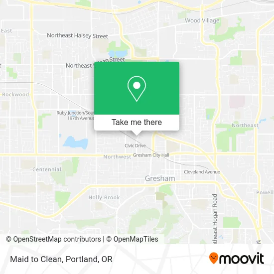 Maid to Clean map