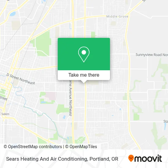 Sears Heating And Air Conditioning map