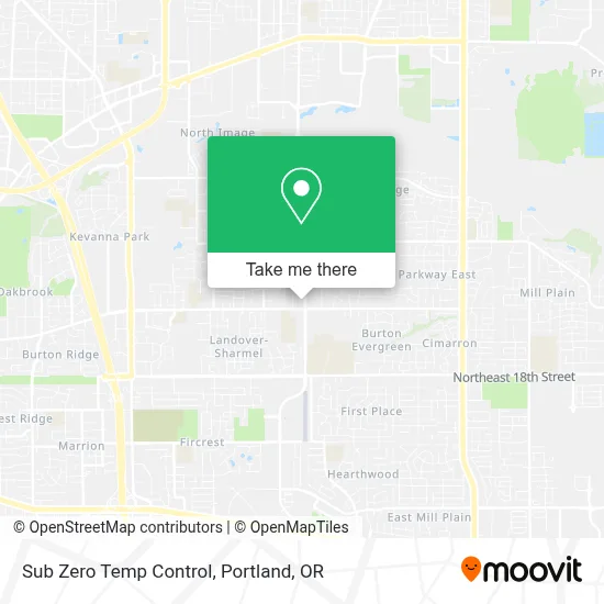 Sub Zero Temp Control map