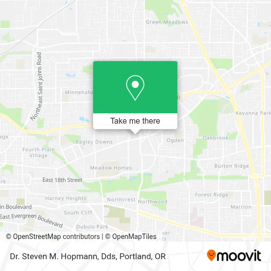 Dr. Steven M. Hopmann, Dds map