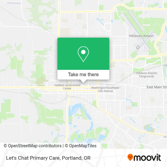 Let's Chat Primary Care map