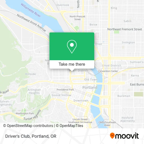 Driver's Club map