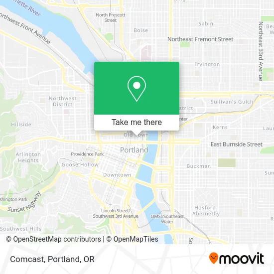 Comcast map