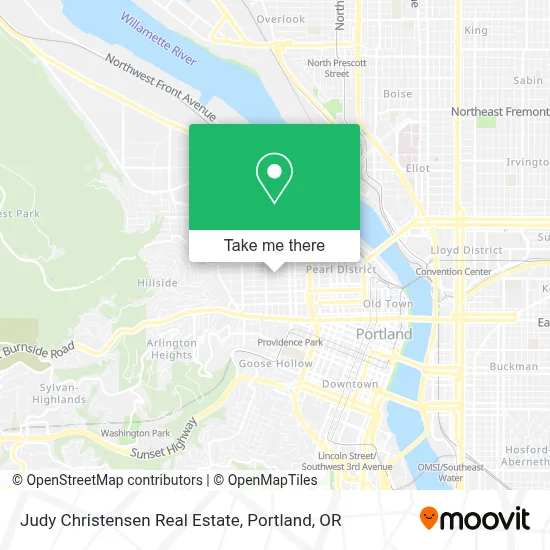 Judy Christensen Real Estate map