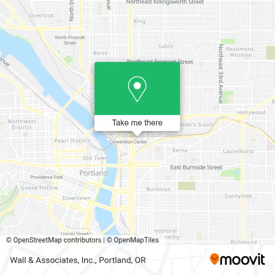 Wall & Associates, Inc. map