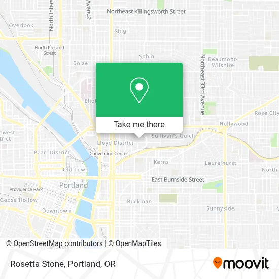 Rosetta Stone map