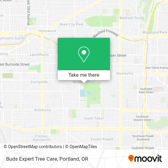 Buds Expert Tree Care map