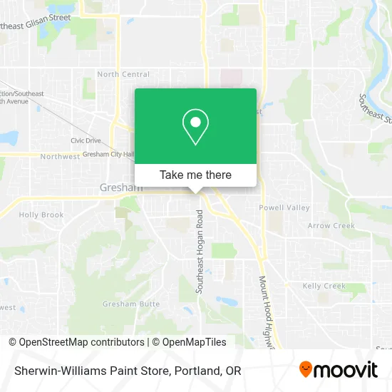 Sherwin-Williams Paint Store map