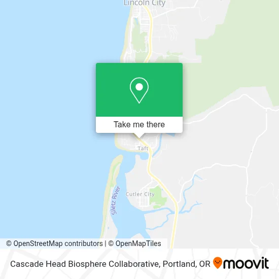 Cascade Head Biosphere Collaborative map