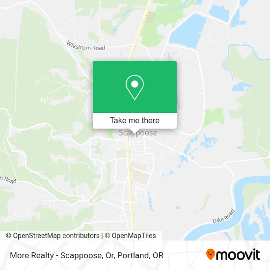 More Realty - Scappoose, Or map