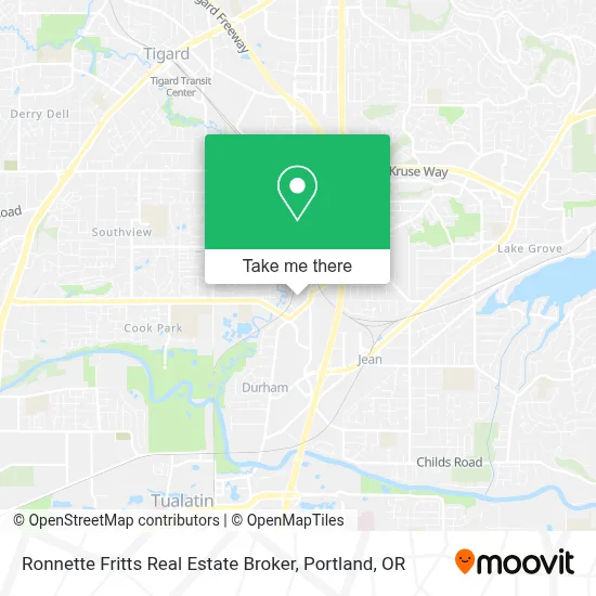 Ronnette Fritts Real Estate Broker map