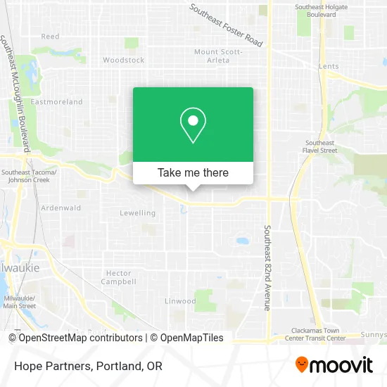 Hope Partners map