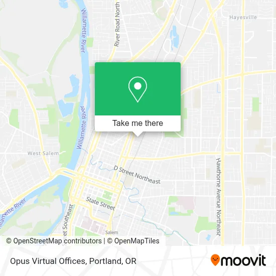 Opus Virtual Offices map