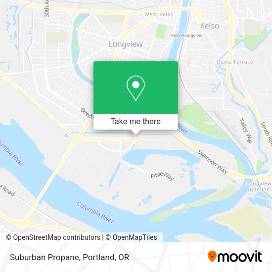 Suburban Propane map