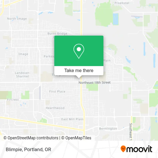 Blimpie map