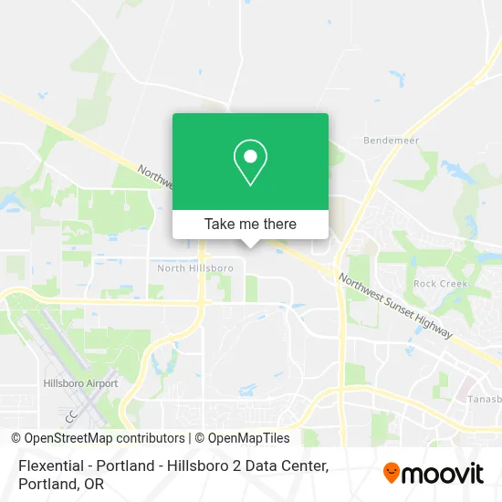 Flexential - Portland - Hillsboro 2 Data Center map